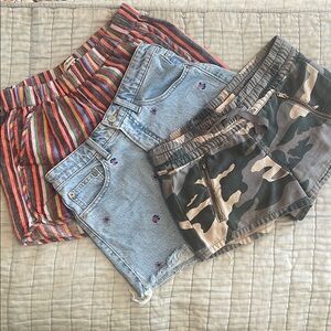 Trio of shorts! Madewell, TNA , Lucky!